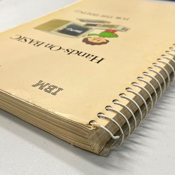 IBM PCjr Computer Manual Hands On Basic for 80s Personal Comp Spiral Book 1983 - Picture 14 of 16